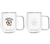Barrel Shaped 450ml Double Walled Mug