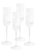 Battista Ribbed Champagne Glass Set