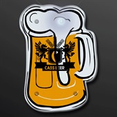Beer Mug Blinking LED Pin Badge