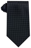 Black Aberdeen Polyester Tie