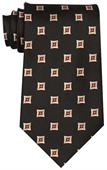 Black Mendoza Polyester Tie