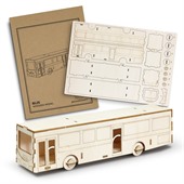 BRANDCRAFT Bus Wooden Model