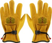 Bravon Cowhide Gardening Gloves