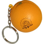 Bright Orange Key Ring