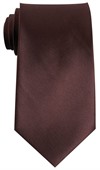 Brown Polyester Tie