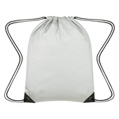 Carlsbad Reflective Drawstring Bag
