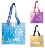Celeste Iridescent Clear Tote Bag