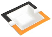 Ceramic 2-Finger Cigar Ashtray