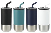 Charlie 16oz Tumbler With Stainless Steel Straw