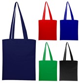 Classic Coloured Long Handle Calico Bag