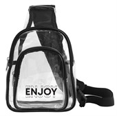 Clear PVC Crossbody Backpack