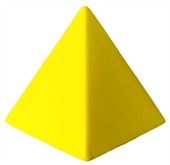 Coloured Pyramid Stress Shape