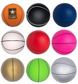 Colourful Basketball Stress Shape