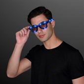 Cool Blue LED Party Glasses