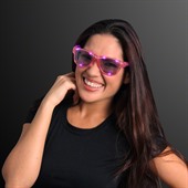 Cool Pink LED Party Glasses