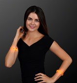 Cosmos Orange Glow LED Laser Engraved Wristband