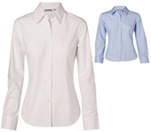 Dakota Ladies Fine Twill Long Sleeve Shirt