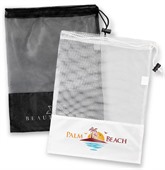 Davo Drawstring Mesh Beach Bag
