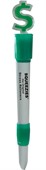 Dollar Sign Top Light Up Pen