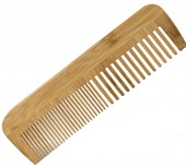 Double Tooth Bamboo Hair Comb