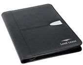 Enrico A4 Leather Zip Portfolio