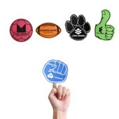 Foam Mini Cheering Mitts