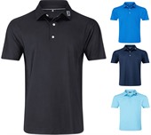 Foot Joy Stretch Pique Lisle Tonal Dot Print Polo