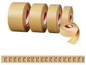 Full Colour Water Activated Gummed Reinforced Kraft Paper Tape
