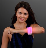 Glow In The Dark Pink Wristband