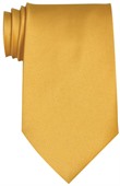 Gold Polyester Tie