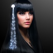Hair Clip White Light Extensions