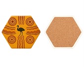 Hexagonal Ceramic Coaster