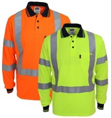 Hi Vis X Back And Biomotion Taped Polo
