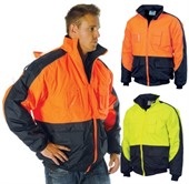 Hi Visibility Bomber Jacket