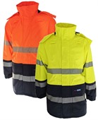 HiVis FR And HRC2 Day Or Night Rain Jacket