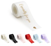 Hot Stamped Organza Ribbon