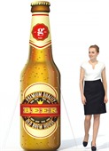 Inflatable Beer Bottle