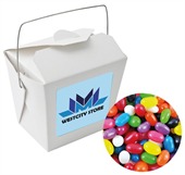 Jelly Beans Mixed Colours White Noodle Box