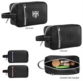 Kensington Leatherette Toiletry Bag