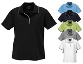Ladies Breathable Contrast Polo