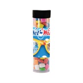 Large Gourmet Plastic Tube With Chiclet Gum
