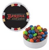 Large Snap Top Tin With Chocolate Beans