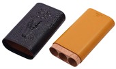 Leather 3-Cigar Case