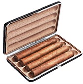 Leather 4-Cigar Case