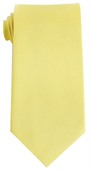 Light Yellow Polyester Tie