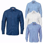 Long Sleeved Polyester Cotton Shirt