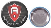 Louis 38mm Round Button Badge