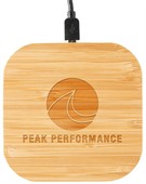 Luna Wireless Bamboo Fast Charger