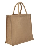 Luxury Handle Jute Carry Bag