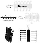 Marbella rABS Golf Tee Set